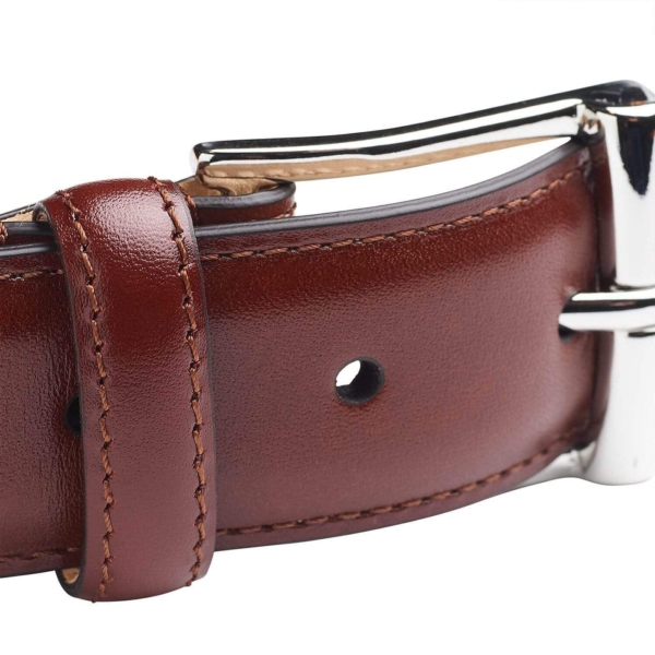 Crockett & Jones Bälte - Chestnut Calf - Bild 2