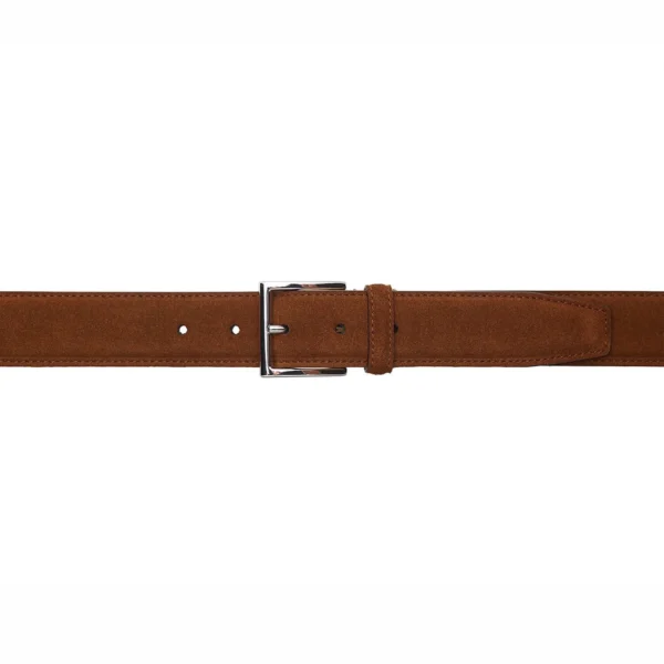 Crockett & Jones Bälte - Tobacco Suede - Bild 3