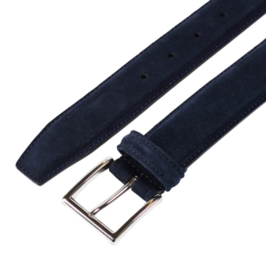 Crockett & Jones Bälte - Navy Suede