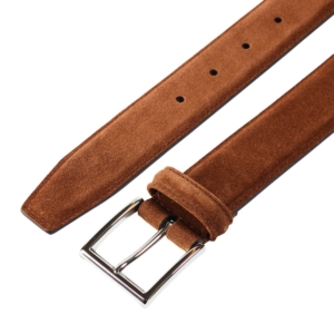 Crockett & Jones Bälte - Polo Brown Suede