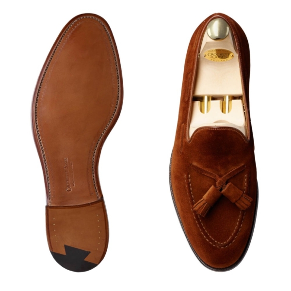 Crockett & Jones Cavendish - Polo Brown Calf Suede - Bild 2