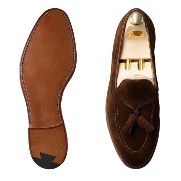 Crockett & Jones Cavendish - Dark Brown Calf Suede - Bild 2