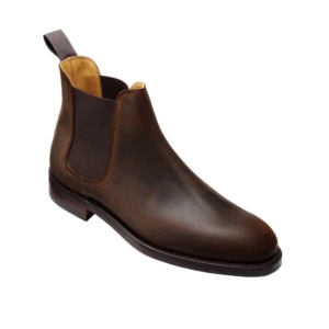 Crockett & Jones Chelsea 5 – Dark Brown Rough-Out Suede