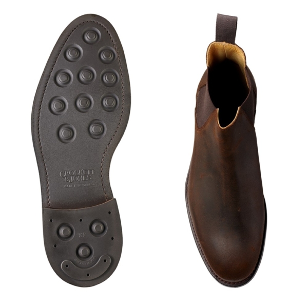 Crockett & Jones Chelsea 5 – Dark Brown Rough-Out Suede - Bild 2