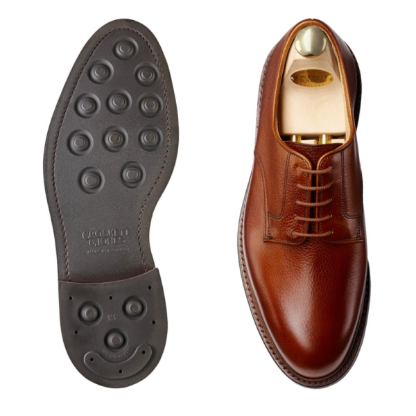 Crockett & Jones Grasmere – Tan Scotch Grain - Image 2
