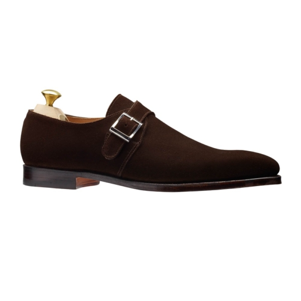 Crockett & Jones Monkton - Dark Brown Calf Suede - Bild 3