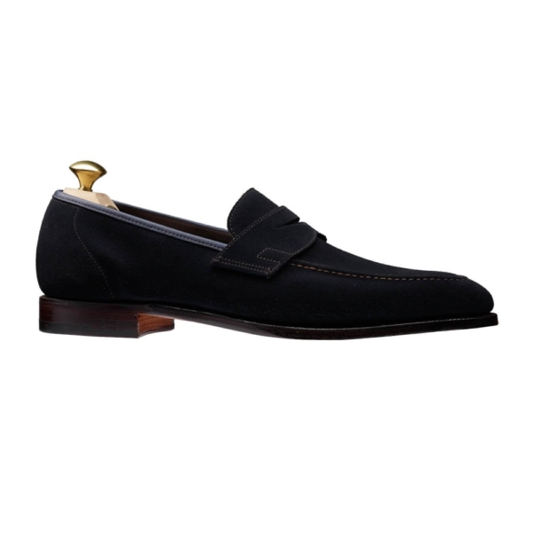 Crockett & Jones Teign - Navy Suede - Bild 3
