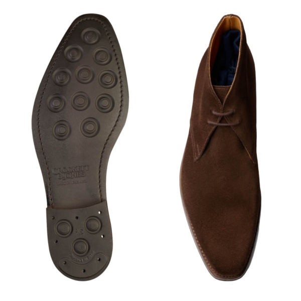 Crockett & Jones Tetbury - Dark Brown Suede - Bild 2