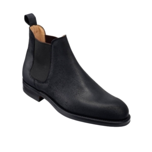 Crockett & Jones Chelsea 5 – Black Rough-Out Suede