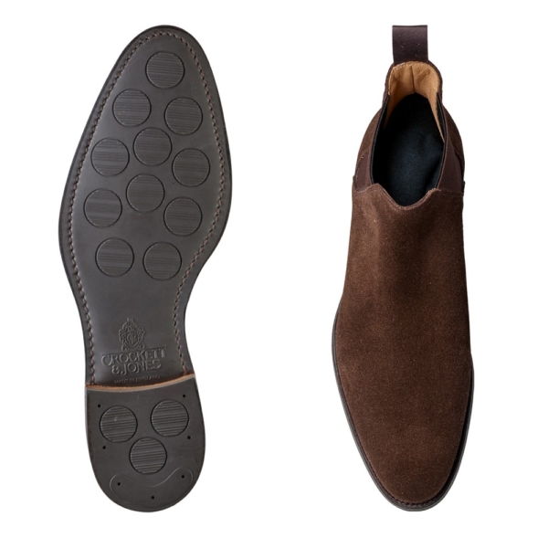 Crockett & Jones Chelsea 8 – Dark Brown Suede - Bild 2