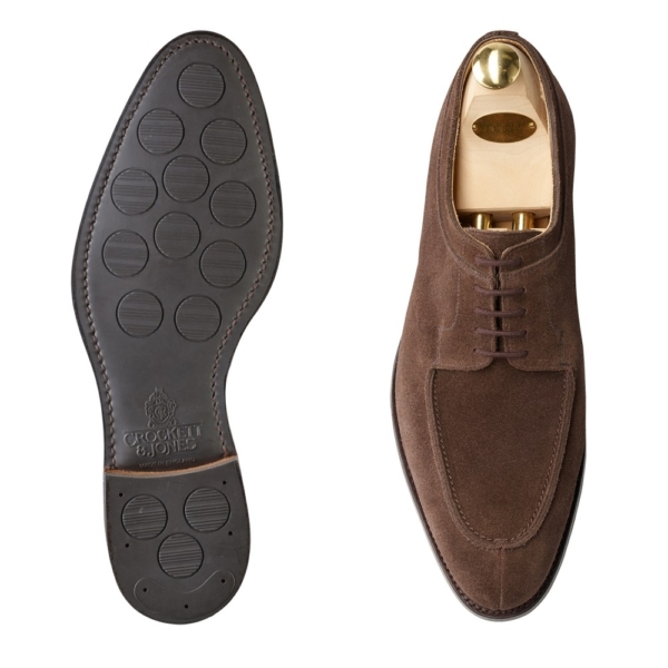 Crockett & Jones Hardwick - Dark Brown Suede - Bild 2