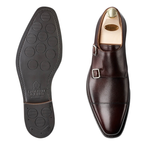 Crockett & Jones Lowndes - Dark Brown Pebble Grain - Bild 2
