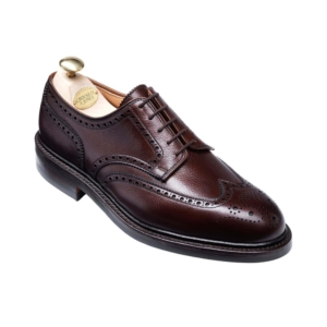 Crockett & Jones Pembroke - Dark Brown Scotch Country Grain