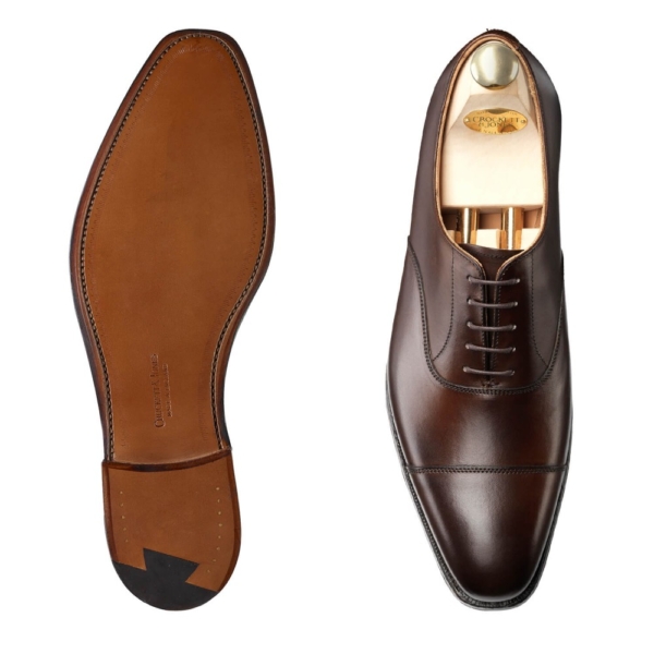 Crockett & Jones Hallam - Dark Brown Burnished Calf - Bild 2
