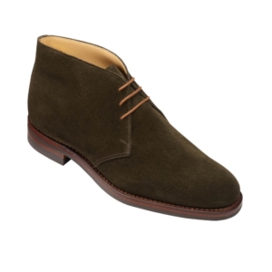 Crockett & Jones Chiltern – Earth Green Suede
