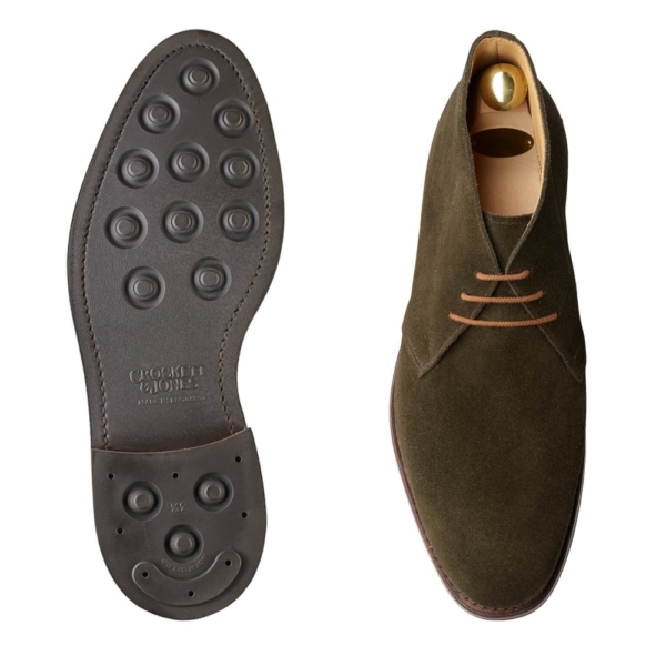 Crockett & Jones Chiltern – Earth Green Suede - Bild 2