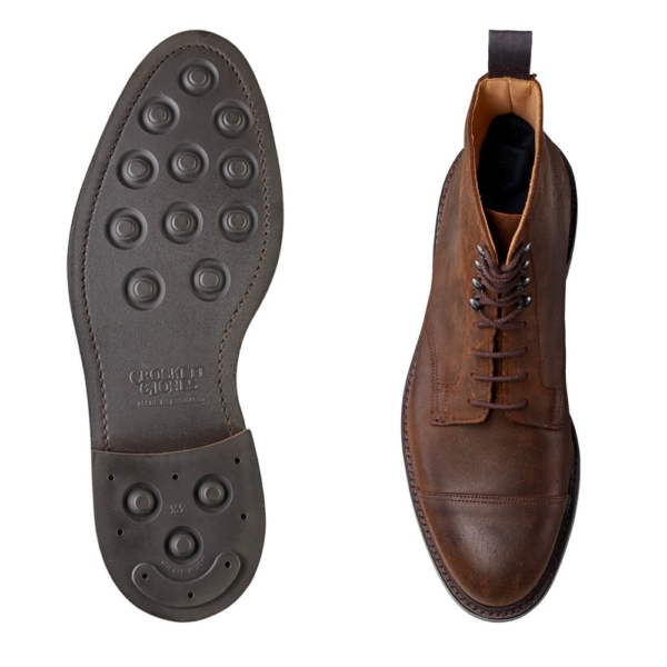 Crockett & Jones Coniston – Dark Brown Rough-out-Suede - Bild 2