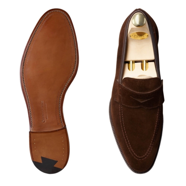 Crockett & Jones Teign - Dark Brown Suede - Image 2