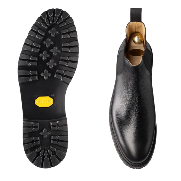 Crockett & Jones Chelsea 11 – Black Scotch Grain - Bild 2