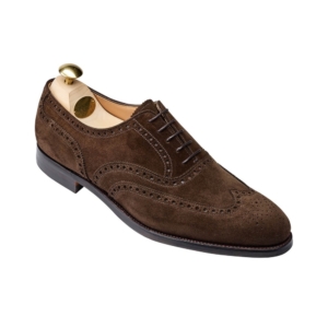Crockett & Jones Westgate 2 – Dark Brown Calf Suede