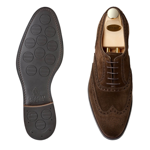 Crockett & Jones Westgate 2 – Dark Brown Calf Suede - Bild 2