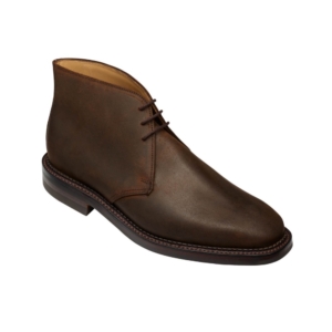 Crockett & Jones Molton – Dark Brown Rough-out-Suede