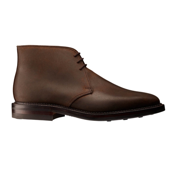 Crockett & Jones Molton – Dark Brown Rough-out-Suede - Bild 3
