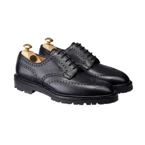 Crockett & Jones Pembroke - Black Scotch Grain