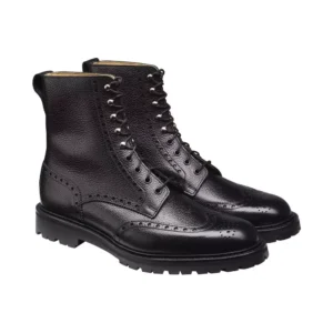 Crockett & Jones Islay - Black Scotch Grain