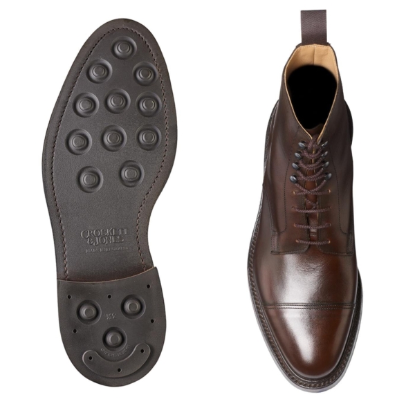 Crockett & Jones Argyll – Dark Brown Wax Calf - Bild 2