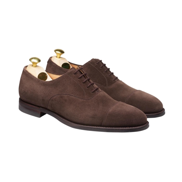 Crockett & Jones Connaught 2 – Dark Oak Suede City Sole
