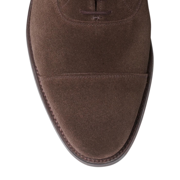 Crockett & Jones Connaught 2 – Dark Oak Suede City Sole - Bild 4