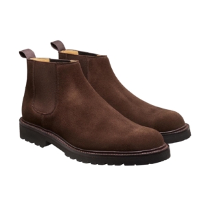 Crockett & Jones Elgin – Dark Brown Suede