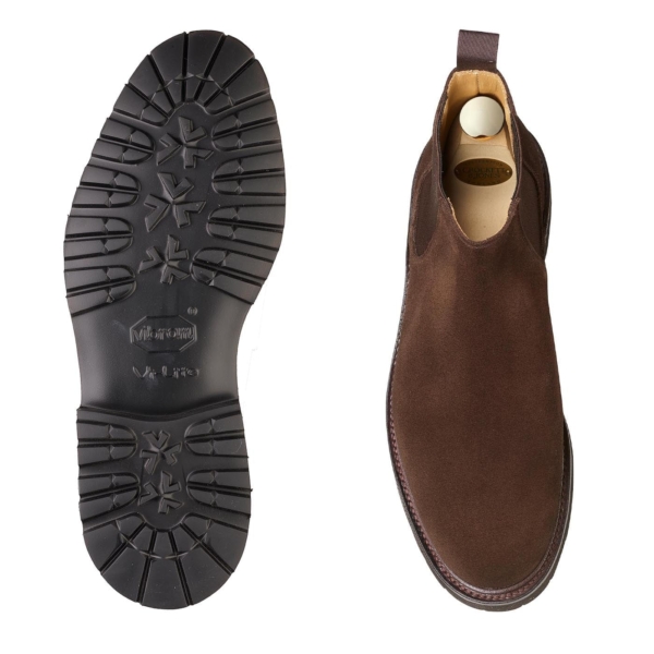 Crockett & Jones Elgin – Dark Brown Suede - Bild 4