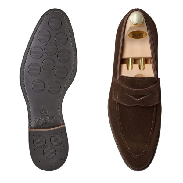 Crockett & Jones Sydney - Dark Brown Suede City Sole - Bild 2