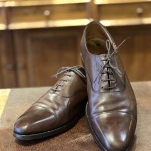 Crockett & Jones Hallam, Pre-owned - Dark Brown Burnished Calf