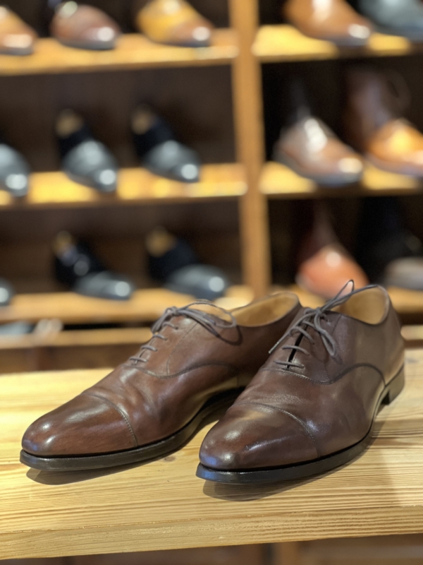 Crockett & Jones Hallam, Pre-owned - Dark Brown Burnished Calf - Bild 2