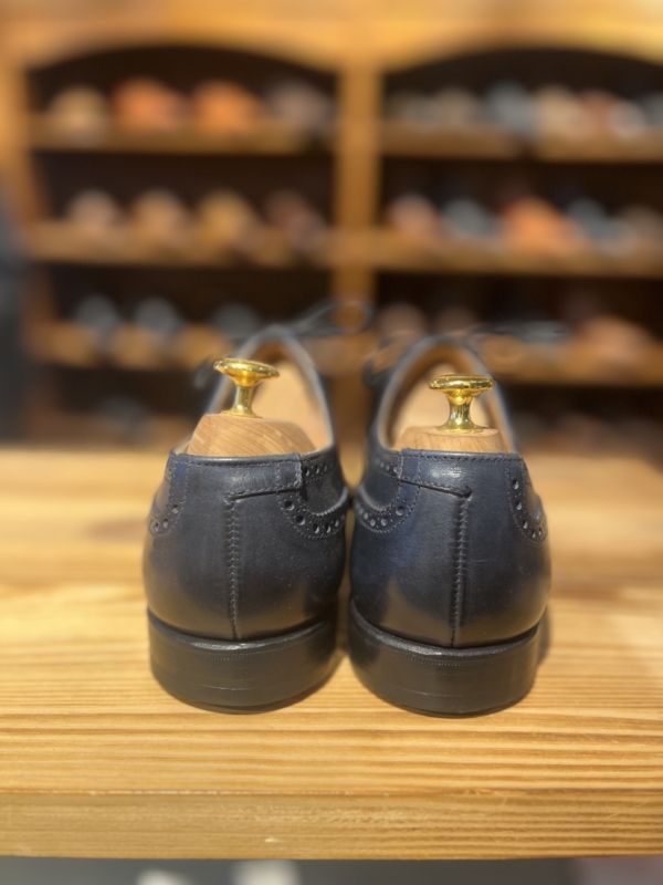Crockett & Jones Westbourne, Pre-owned - Navy Burnished Calf - Bild 4