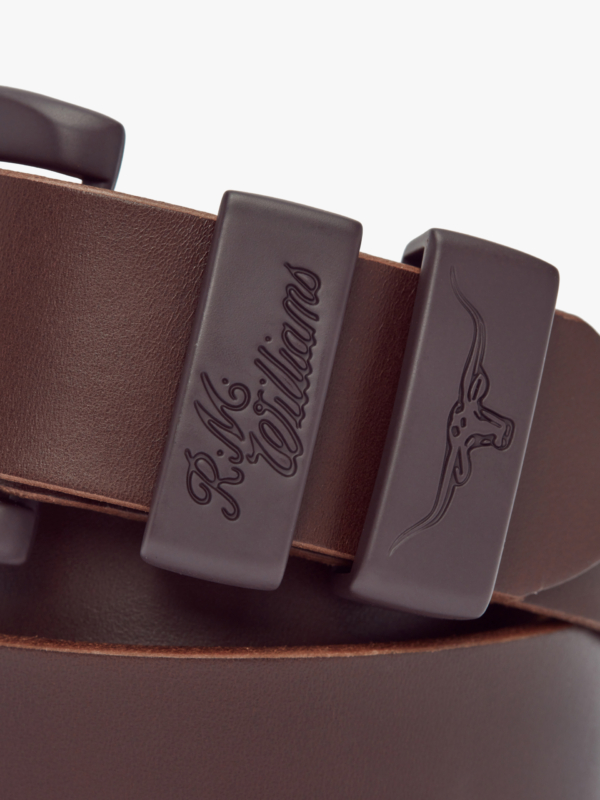 R.M. Williams Bälte - Drover Chocolate - Bild 3