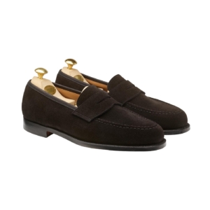 Crockett & Jones Boston – Black Suede