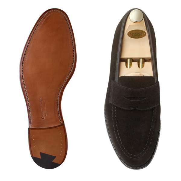 Crockett & Jones Boston – Black Suede - Bild 2
